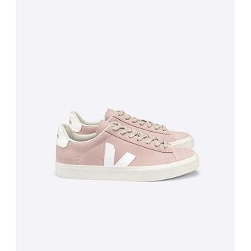 Women's Veja CAMPO NUBUCK Low Tops Sneakers Pink | ZA 599SGL